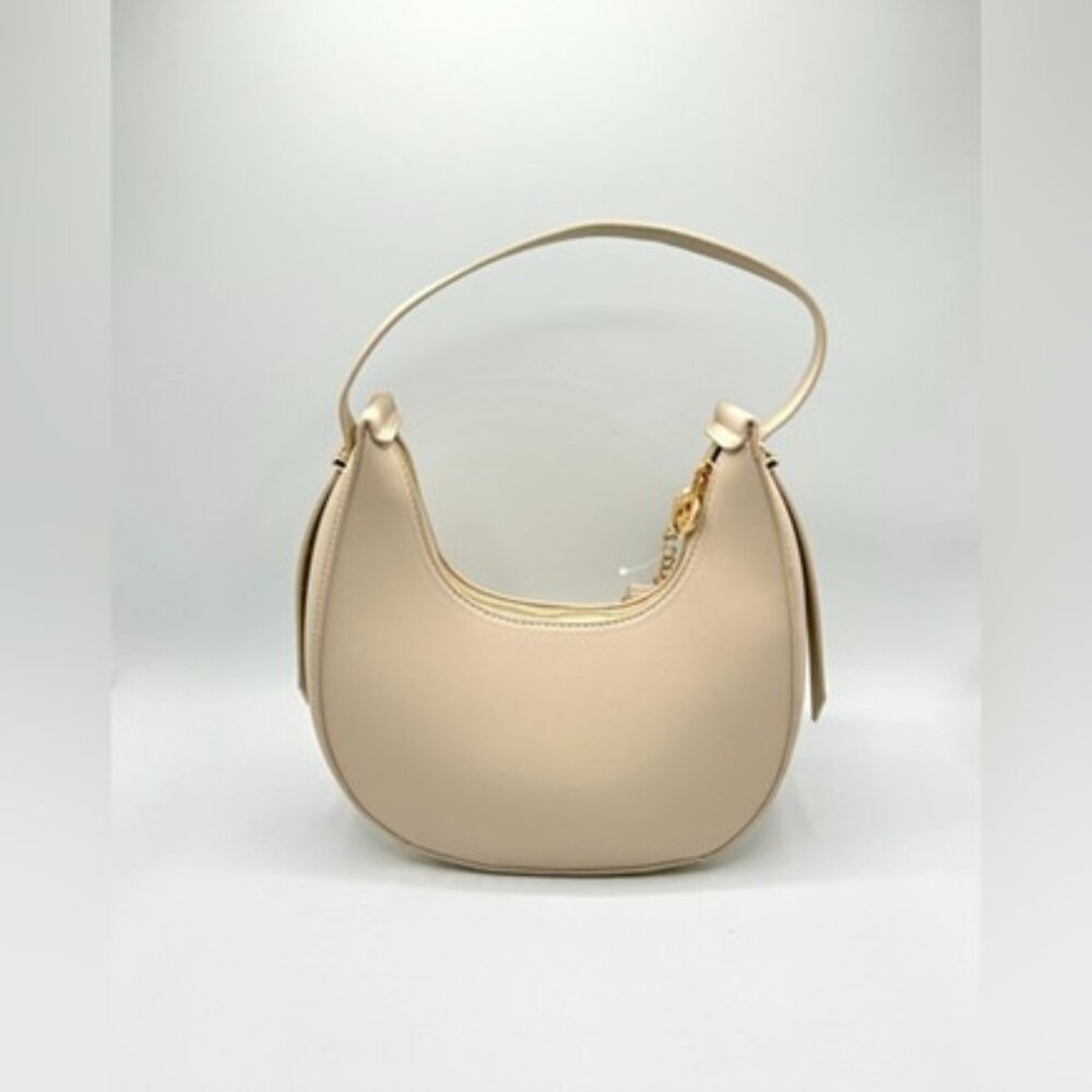 Valentino Orlandi Ivory Shoulder Bag with Gold Details - Picture 2 of 6